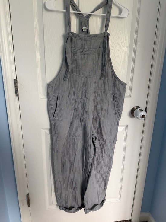 aerie Pants - Aerie Lightweight Rolled Leg Jumpsuit Overalls